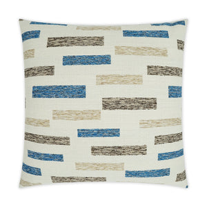 D.V. KAP Home Blockweave Outdoor Throw Pillow - Blue