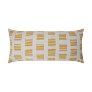 D.V. KAP Home Novara Lumbar Outdoor Throw Pillow - Sunshine