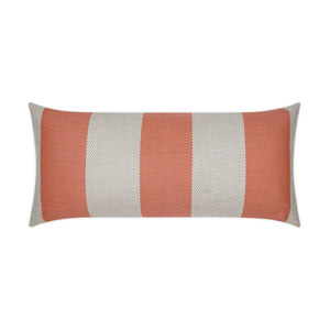 D.V. KAP Home Carlsbad Lumbar Outdoor Throw Pillow - Guava