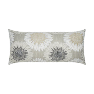 D.V. KAP Home Daisy Chain Lumbar Outdoor Throw Pillow - Sand