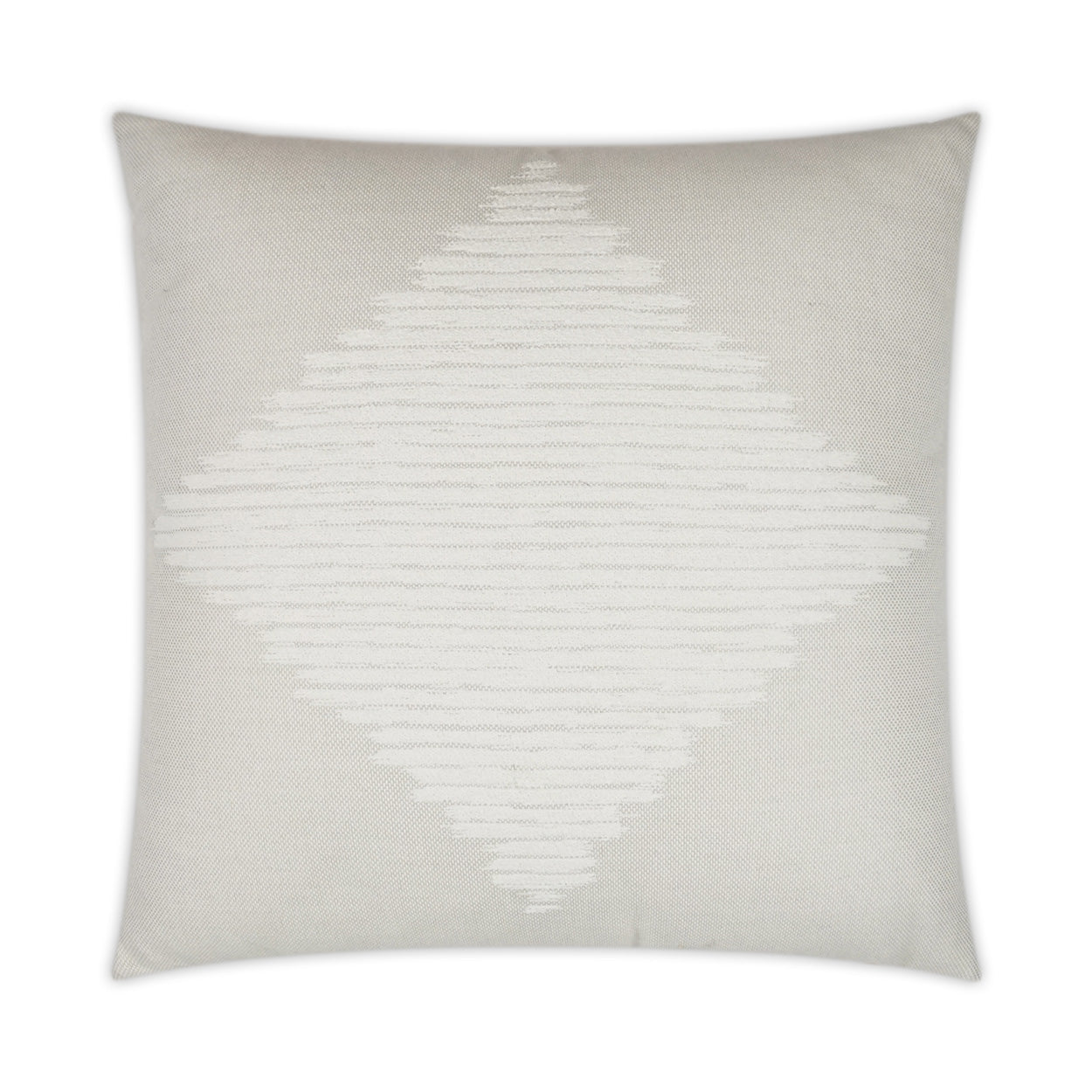 Smolder Outdoor Throw Pillow - Ivory | DV KAP