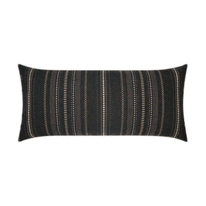 D.V. KAP Home Copeland Lumbar Outdoor Throw Pillow - Onyx