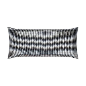 D.V. KAP Home Bedford Lumbar Outdoor Throw Pillow - Black
