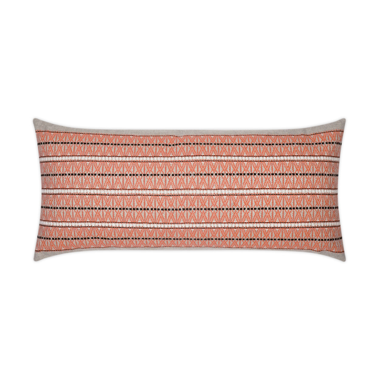 Vevi Lumbar Outdoor Throw Pillow - Guava | DV KAP