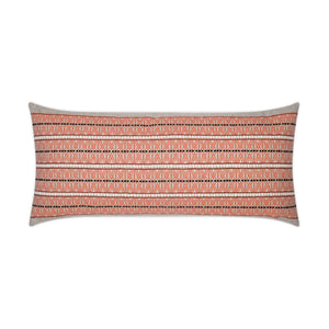 D.V. KAP Home Vevi Lumbar Outdoor Throw Pillow - Guava