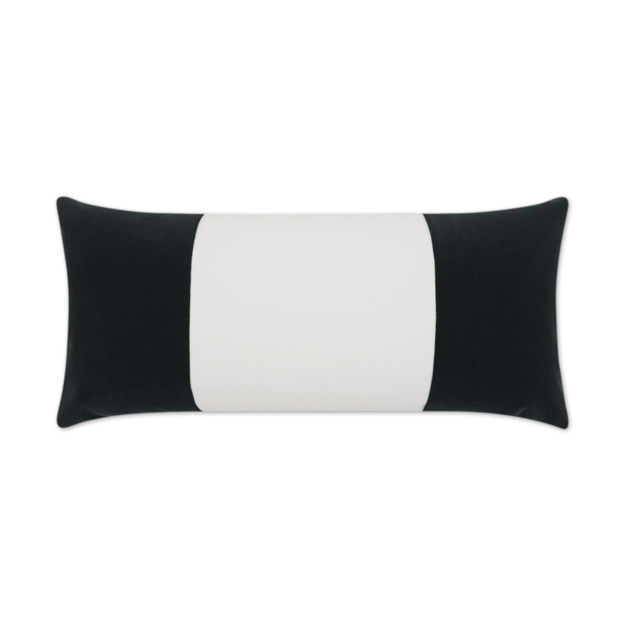 Sundance Band Lumbar Outdoor Throw Pillow - Charcoal | DV KAP