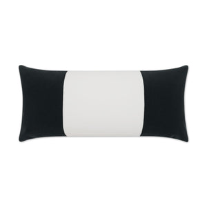 D.V. KAP Home Sundance Band Lumbar Outdoor Throw Pillow - Charcoal