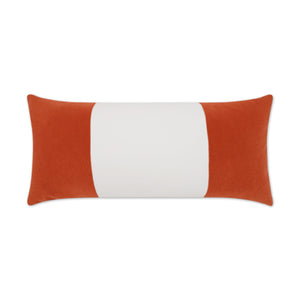 D.V. KAP Home Sundance Band Lumbar Outdoor Throw Pillow - Orange