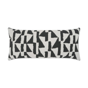 D.V. KAP Home Imka Lumbar Outdoor Throw Pillow - Grey