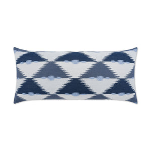 D.V. KAP Home Duality Lumbar Outdoor Throw Pillow - Indigo
