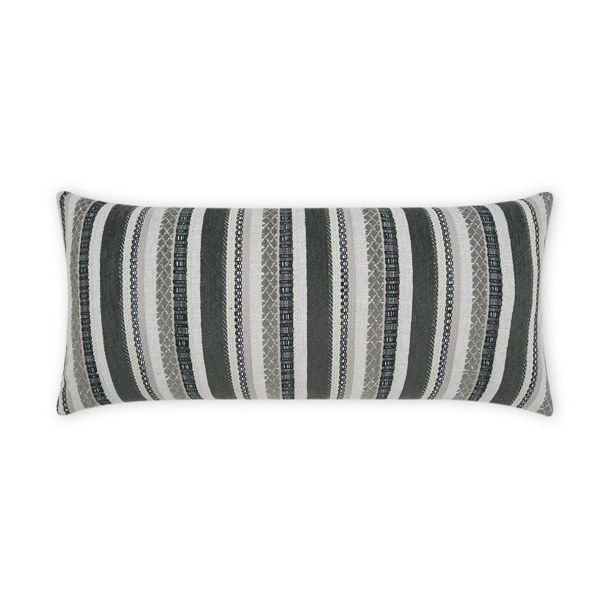Oriana Lumbar Outdoor Throw Pillow - Grey | DV KAP