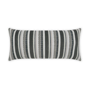 D.V. KAP Home Oriana Lumbar Outdoor Throw Pillow - Grey