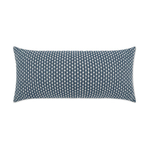 D.V. KAP Home Dot Dash Lumbar Outdoor Throw Pillow - Blue