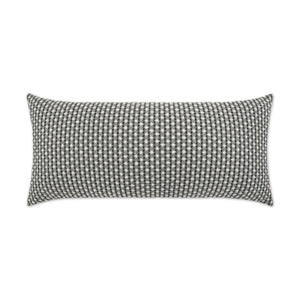 D.V. KAP Home Dot Dash Lumbar Outdoor Throw Pillow - Grey