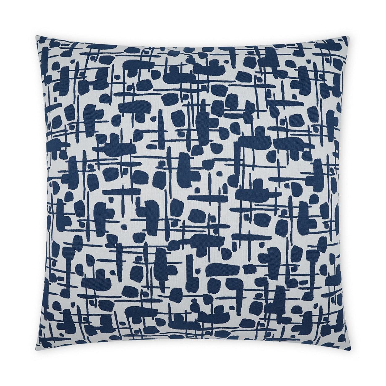 Jargon Outdoor Throw Pillow - Blue | DV KAP