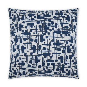 D.V. KAP Home Jargon Outdoor Throw Pillow - Blue