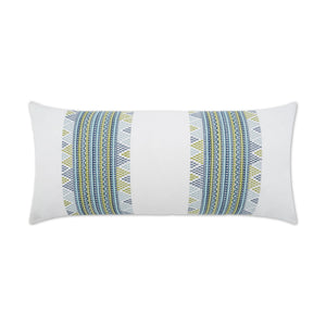 D.V. KAP Home Churro Lumbar Outdoor Throw Pillow - Capri