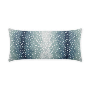 D.V. KAP Home Cerbiatta Lumbar Outdoor Throw Pillow - Azure
