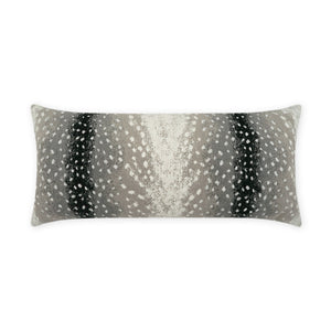 D.V. KAP Home Cerbiatta Lumbar Outdoor Throw Pillow - Onyx