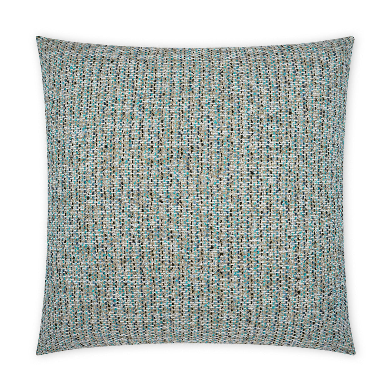 Particle Outdoor Throw Pillow - Blue | DV KAP