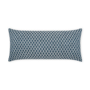 D.V. KAP Home Ambree Lumbar Outdoor Throw Pillow - Indigo