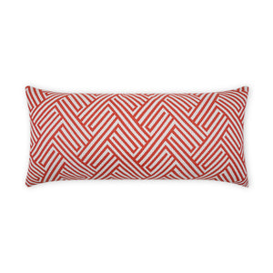 D.V. KAP Home Mandros Lumbar Outdoor Throw Pillow - Coral