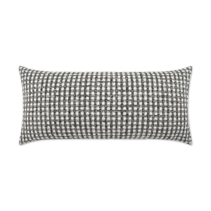 D.V. KAP Home Heart Stone Lumbar Outdoor Throw Pillow - Grey