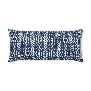 D.V. KAP Home Riff Lumbar Outdoor Throw Pillow - Blue