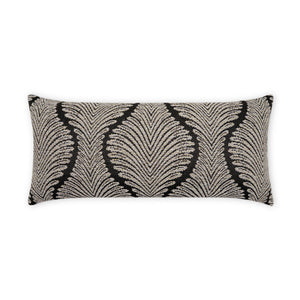 D.V. KAP Home Palmyra Lumbar Outdoor Throw Pillow - Black