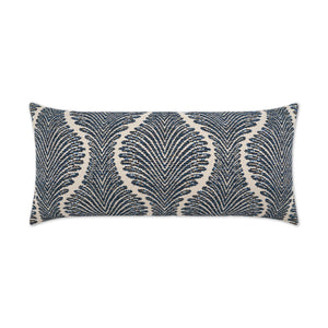 D.V. KAP Home Palmyra Lumbar Outdoor Throw Pillow - Navy