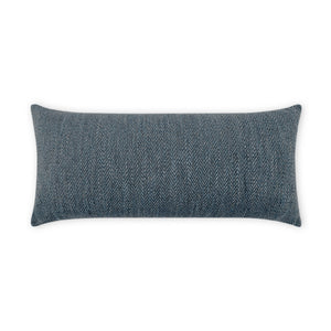 D.V. KAP Home Stratford Lumbar Outdoor Throw Pillow - Denim