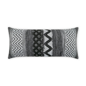D.V. KAP Home Embolden Lumbar Outdoor Throw Pillow - Charcoal