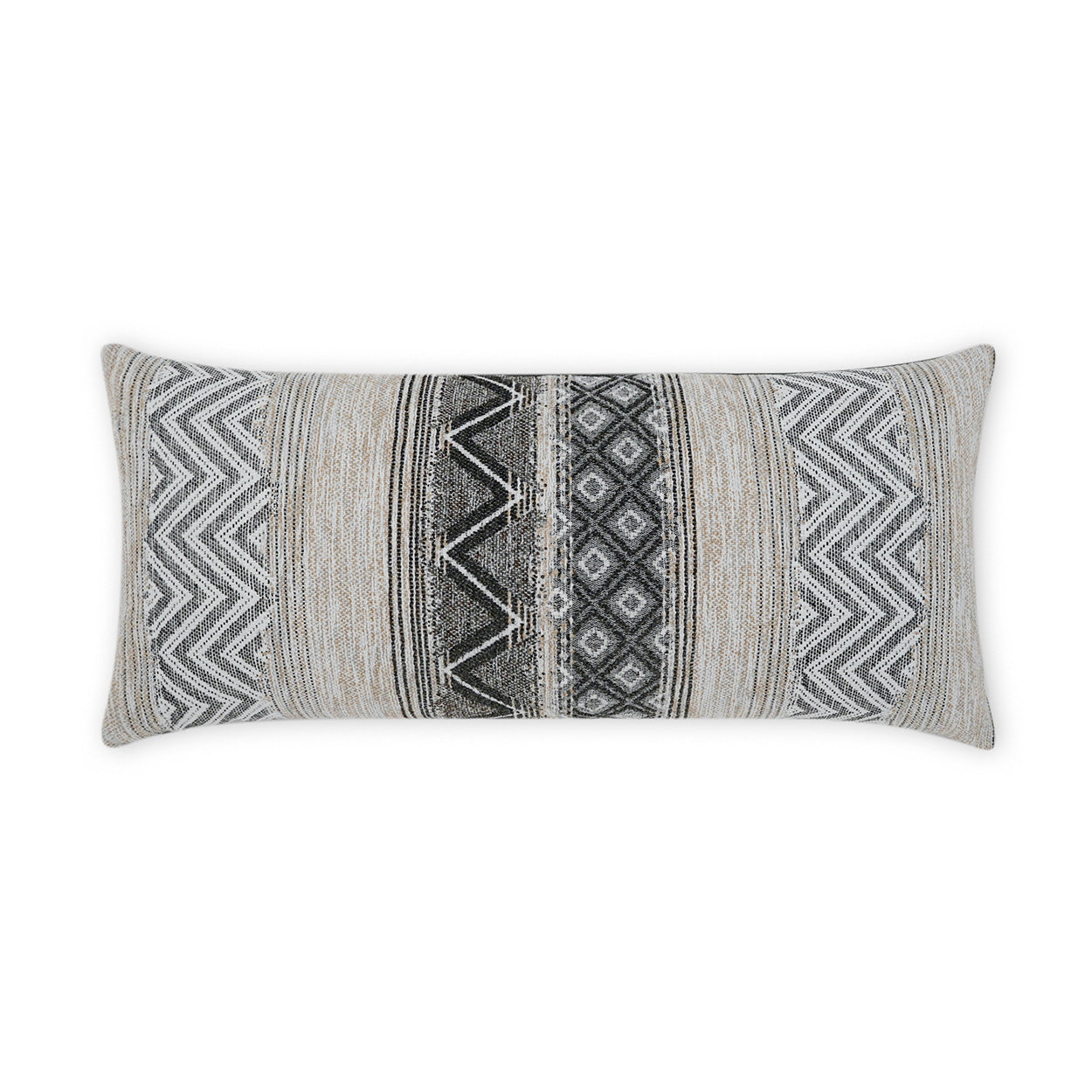 Embolden Lumbar Outdoor Throw Pillow - Taupe | DV KAP