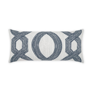D.V. KAP Home Evadne Lumbar Outdoor Throw Pillow - Indigo