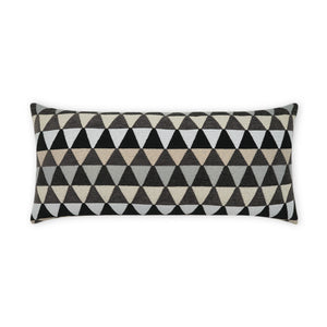 D.V. KAP Home Centenal Lumbar Outdoor Throw Pillow - Charcoal