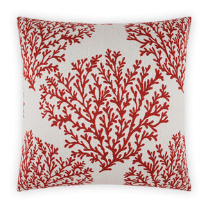 D.V. KAP Home Peggy Outdoor Throw Pillow - Red