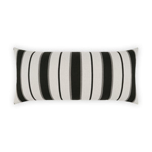 D.V. KAP Home Paruani Lumbar Outdoor Throw Pillow - Ebony
