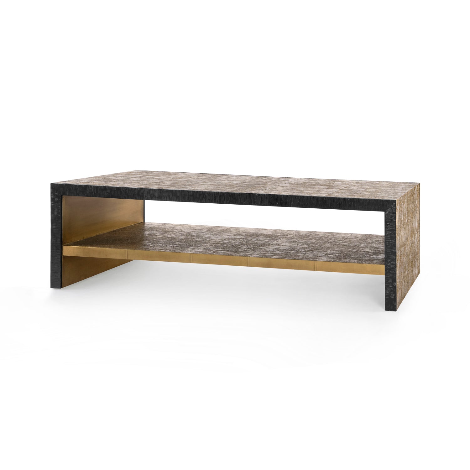 Villa & House - Odeon Coffee Table/Bench - Antique Brass And Dark Bronze - ODE-300-803