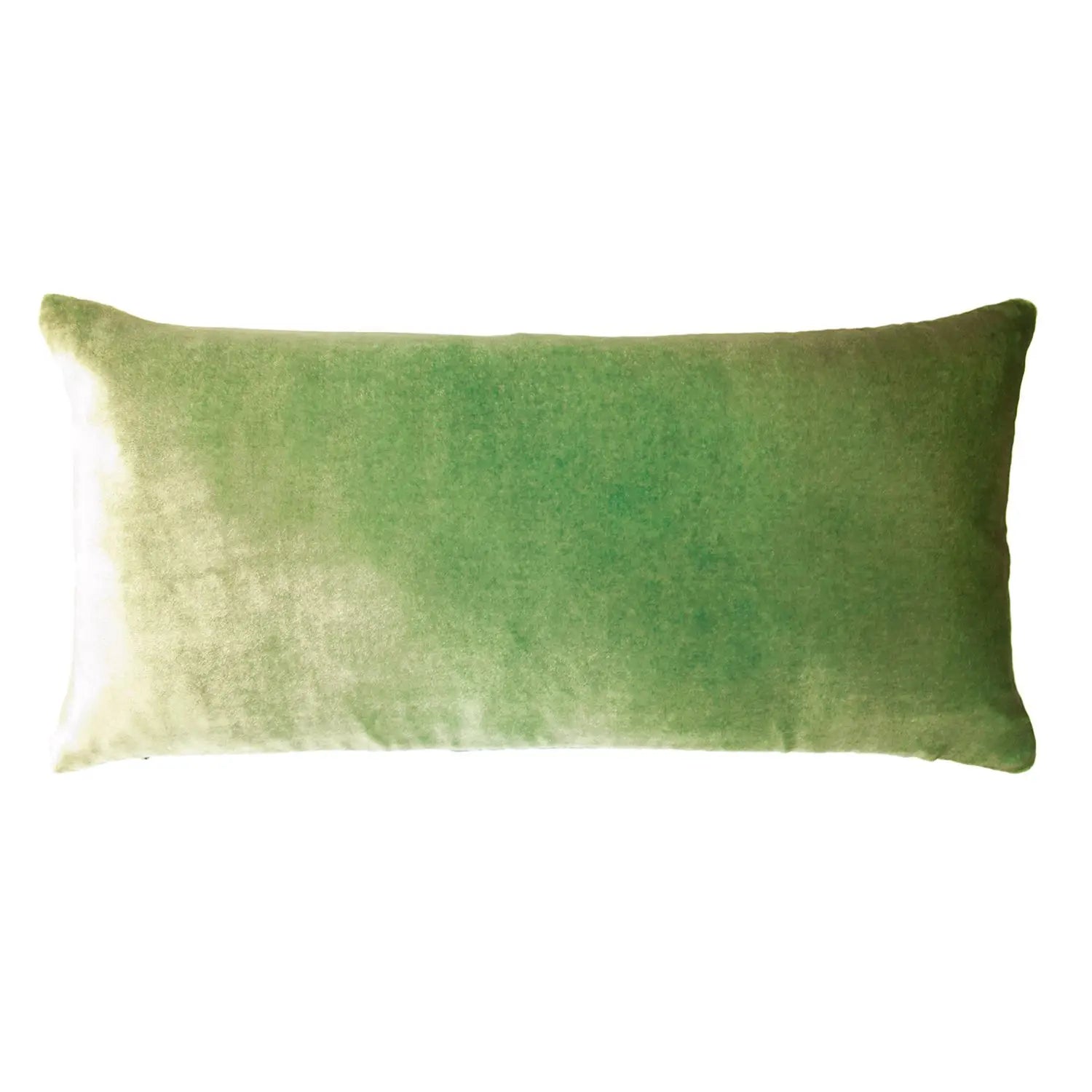 Kevin O'Brien Ombre Grass Velvet Large Boudoir Pillows, OMLB-GRAS