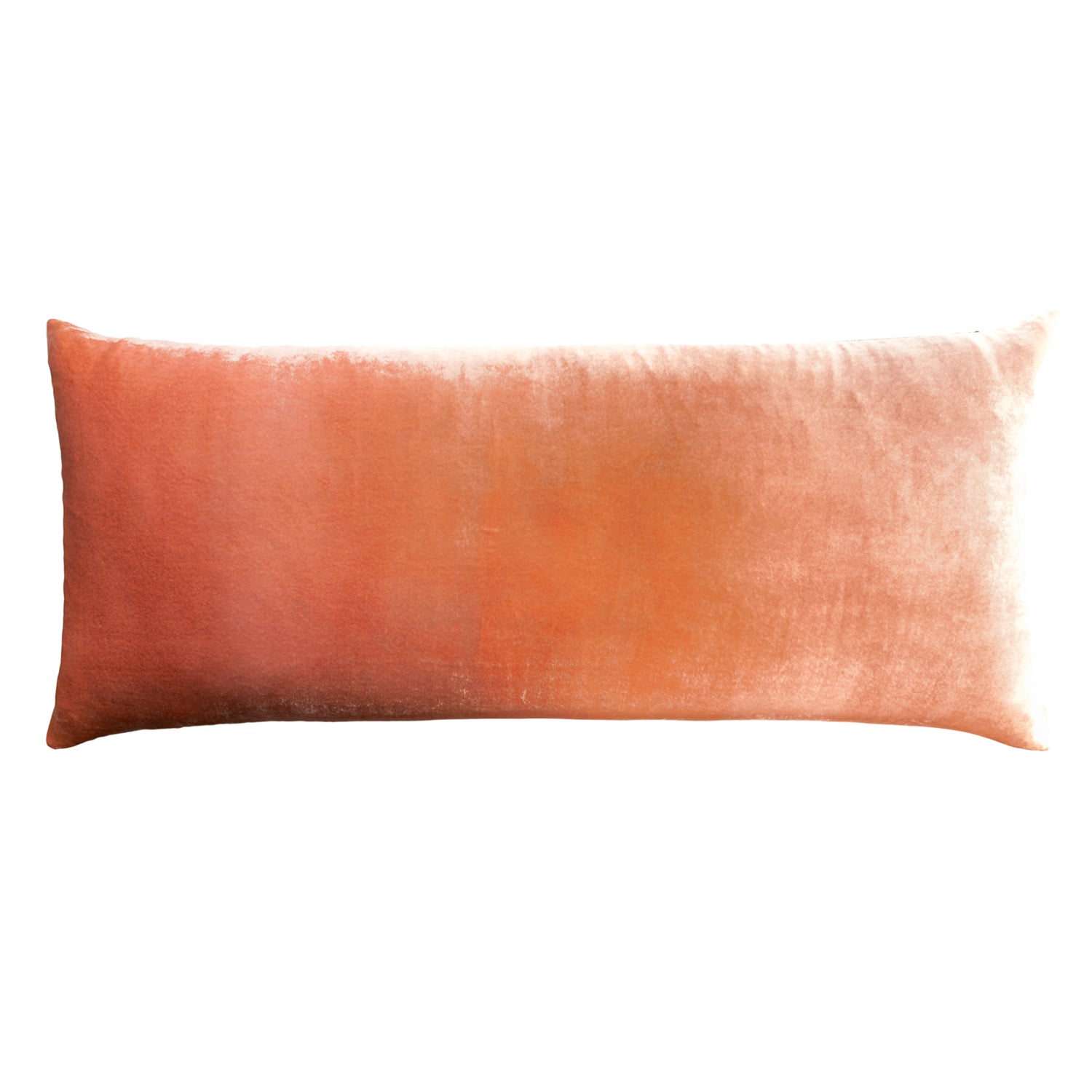 Kevin O'Brien Ombre Mango Velvet Large Boudoir Pillows, OMLB-H22