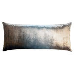 Kevin O'Brien Ombre Gunmetal Velvet Large Boudoir Pillows, OMLB-H57