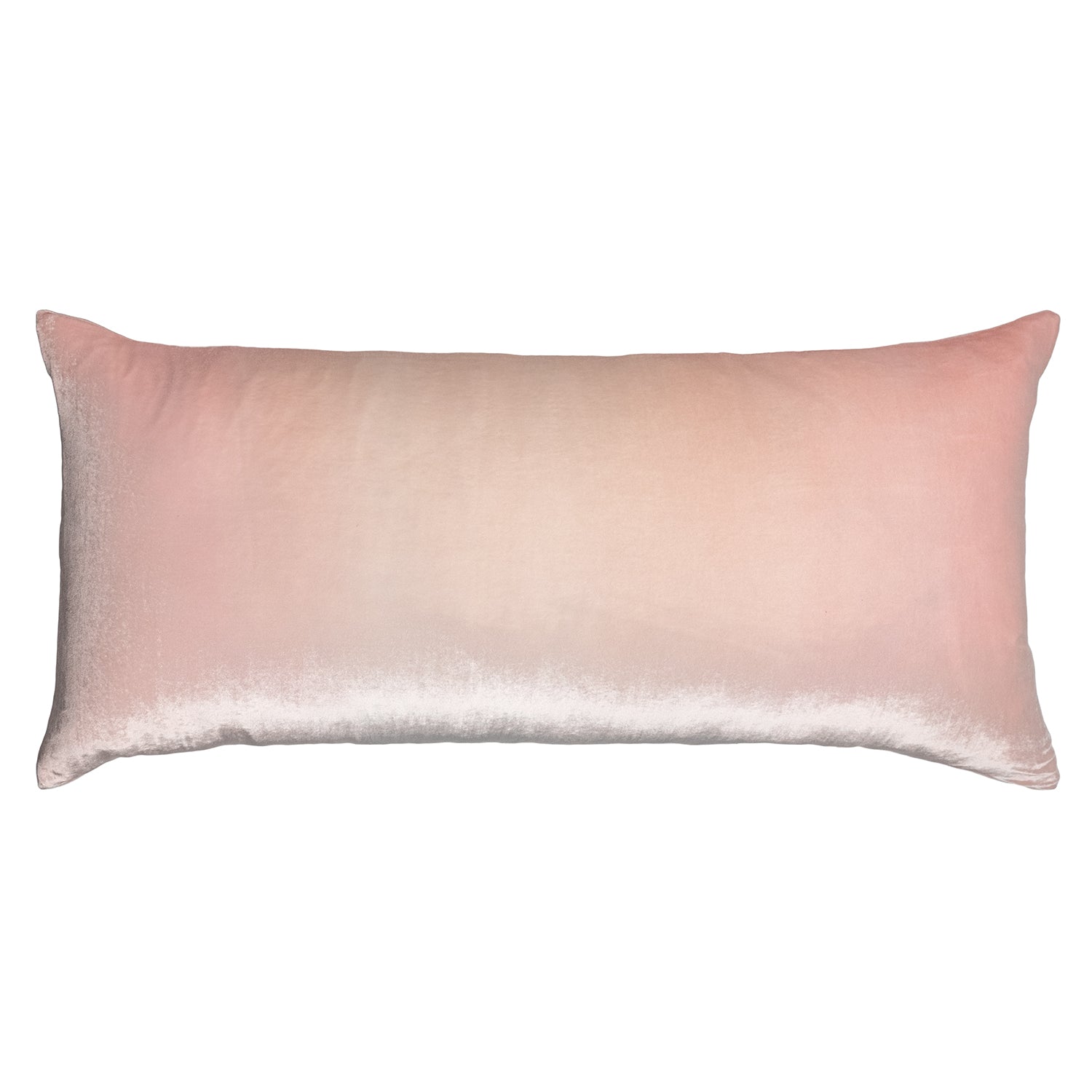 Kevin O'Brien Ombre Blush Velvet Large Boudoir Pillows, OMLB-H61