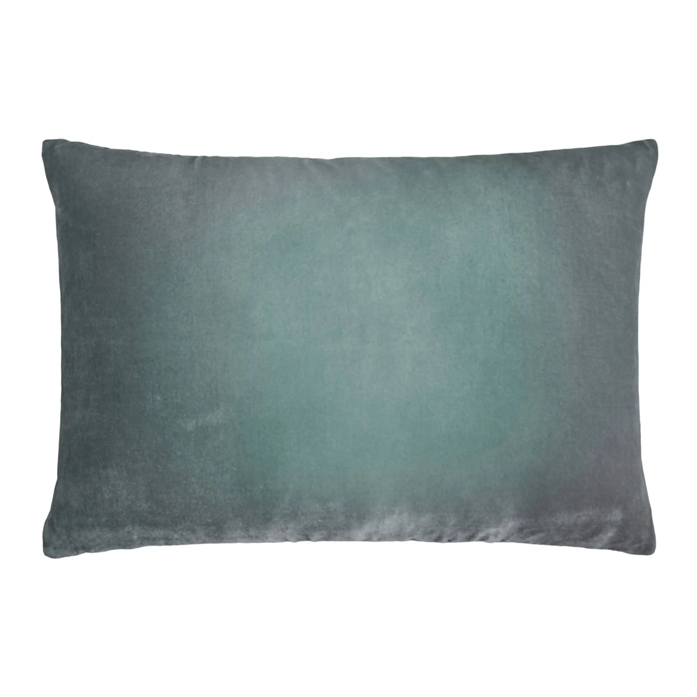 Kevin O'Brien Ombre Jade Velvet Large Boudoir Pillows, OMLB-H62