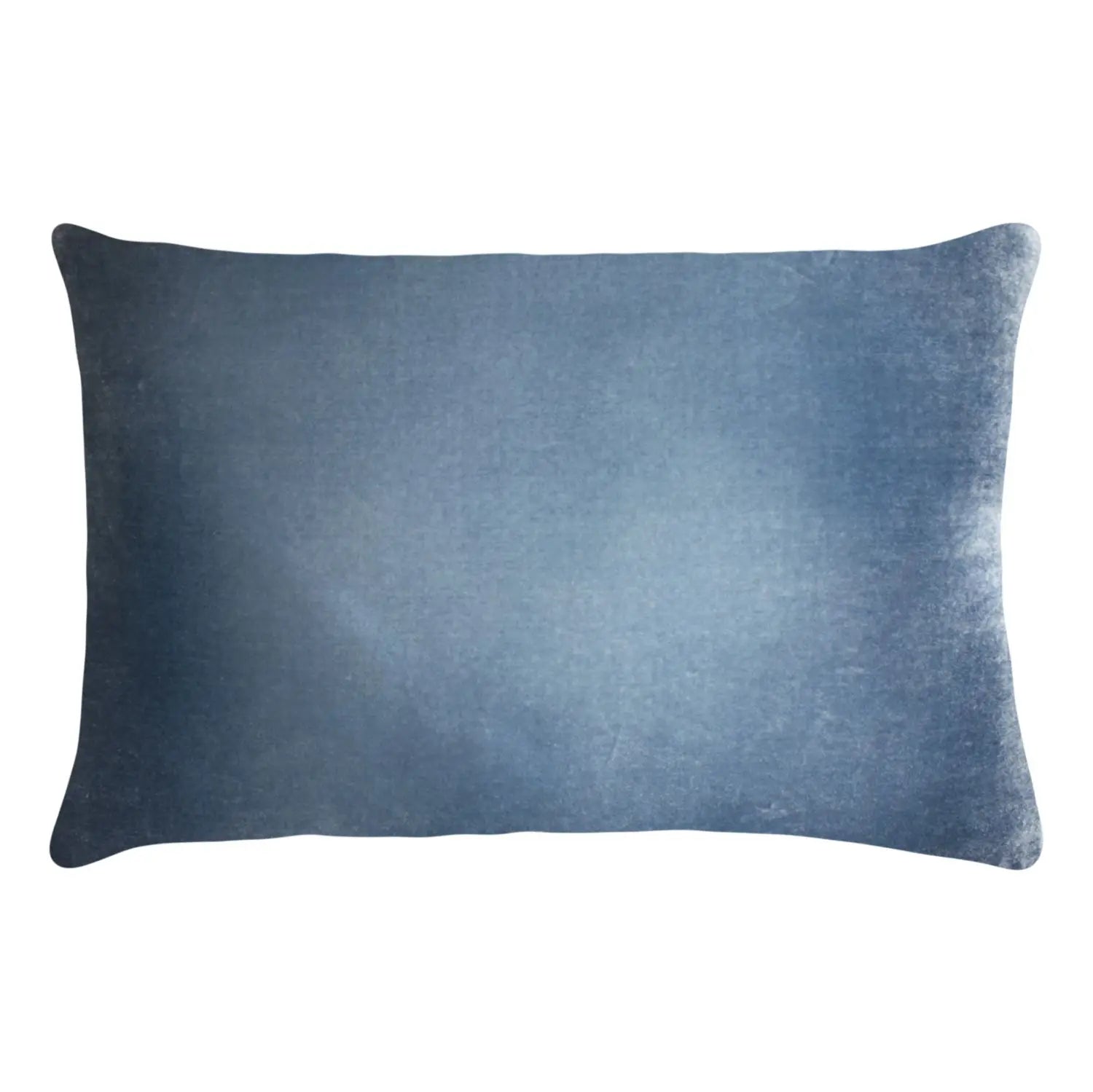 Kevin O'Brien Ombre Denim Velvet Large Boudoir Pillows, MLB-H63
