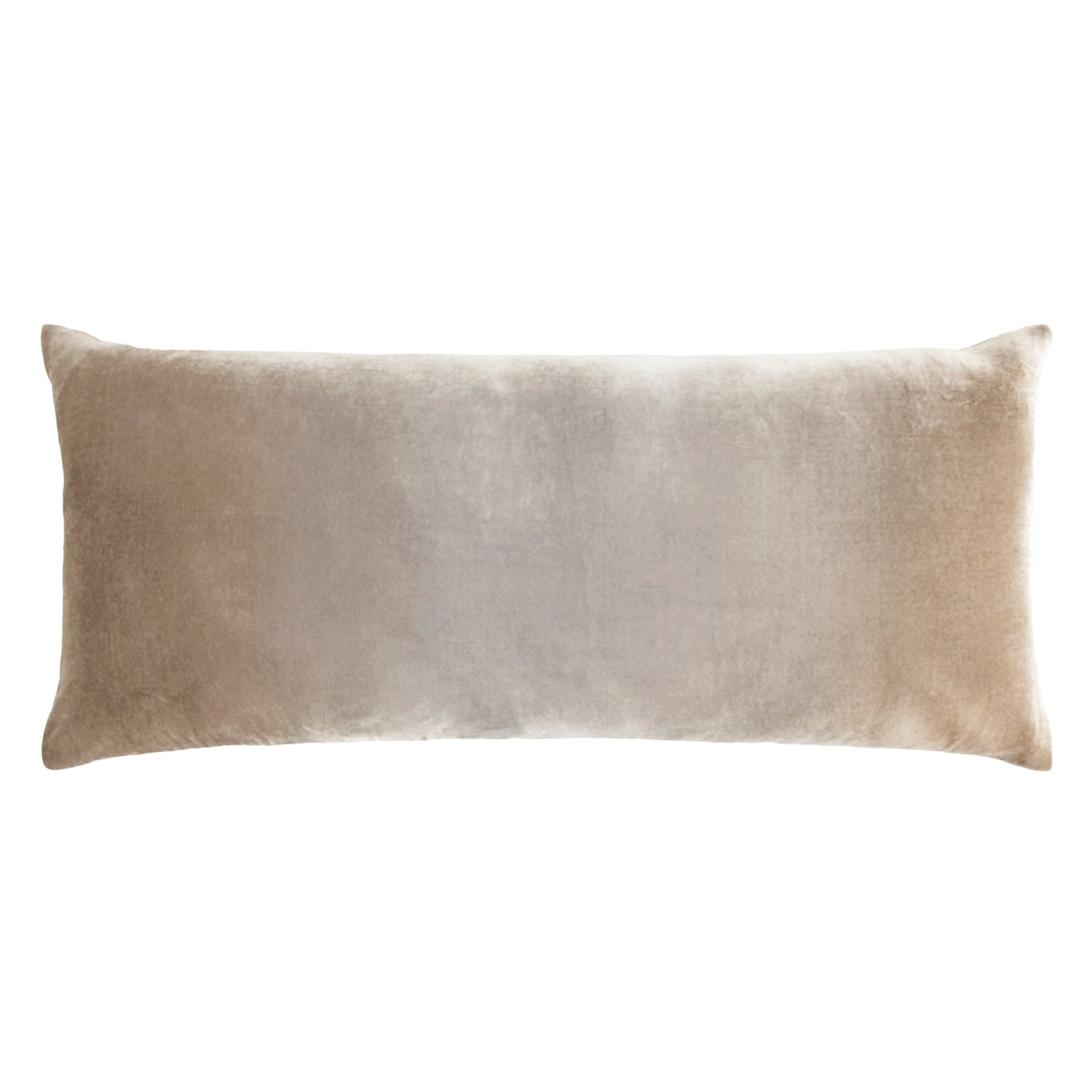 Kevin O'Brien Ombre Coyote Velvet Large Boudoir Pillows, OMLB-H66