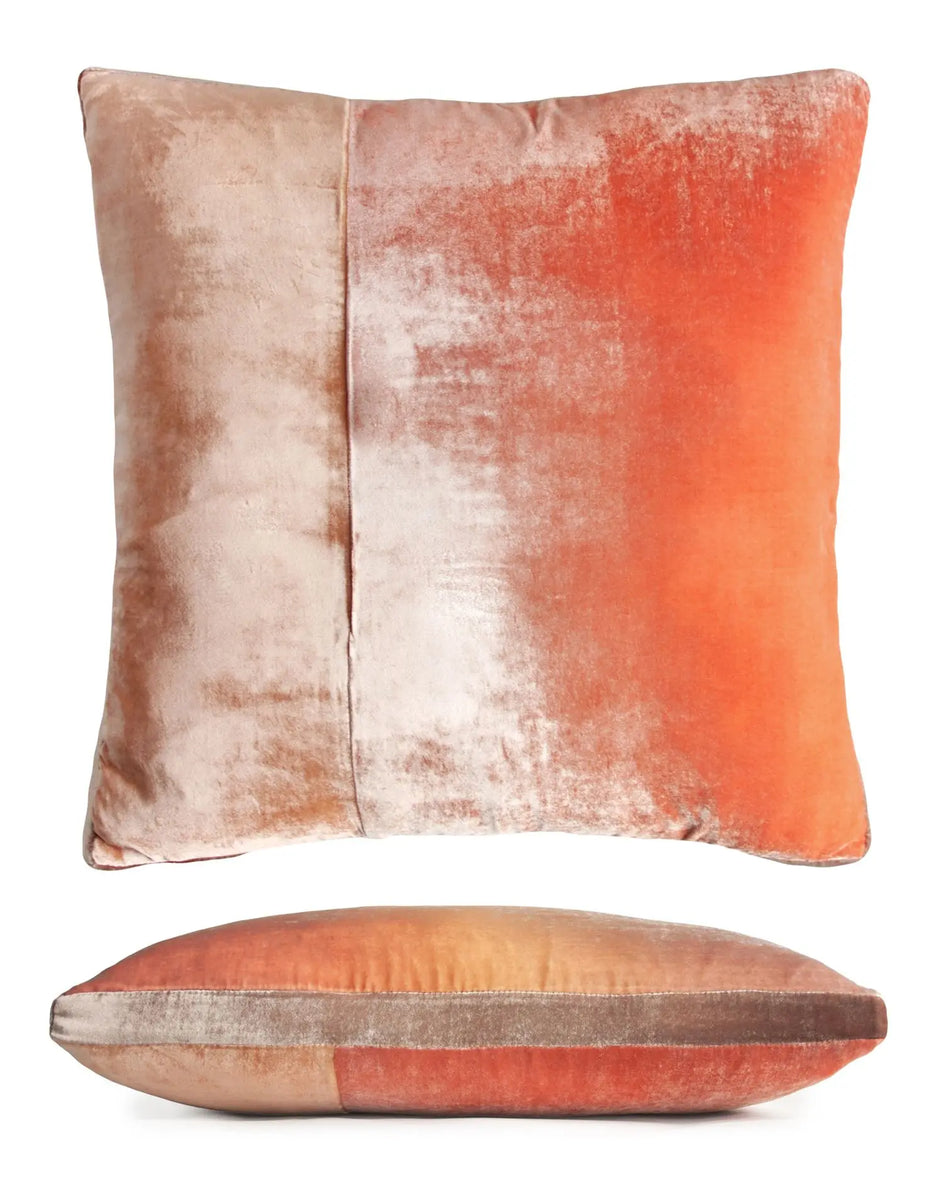 Kevin O'Brien Ombre Sunstone Velvet Large Boudoir Pillows, OMLB-H74