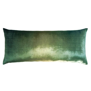 Kevin O'Brien Ombre Evergreen Velvet Large Boudoir Pillows, OMLB-H79