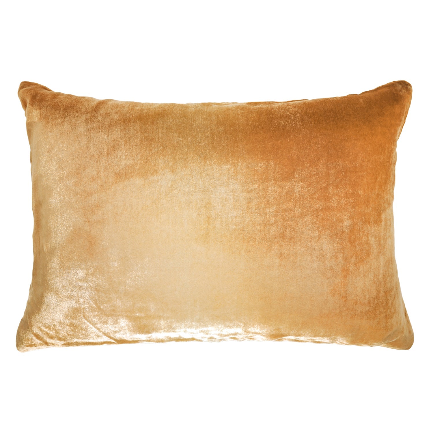 Kevin O'Brien Ombre Gold Beige Velvet Pillows, OMP-H30