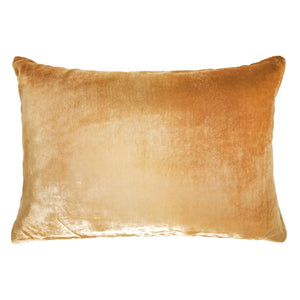 Kevin O'Brien Ombre Gold Beige Mini Velvet Pillows, OMP-H30-715