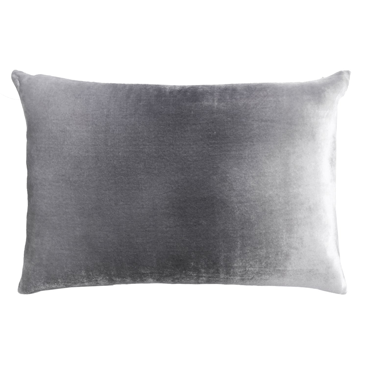 Kevin O'Brien Ombre Silver Velvet Pillows, OMP-H55
